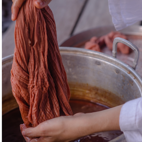 make dye with used coffee beans